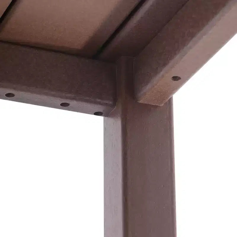 WestinTrends Malibu Arredo per Esterni per Bambini, Tavolo da Pranzo Quadrato da 76 cm in HDPE