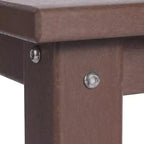 WestinTrends Malibu Arredo per Esterni per Bambini, Tavolo da Pranzo Quadrato da 76 cm in HDPE
