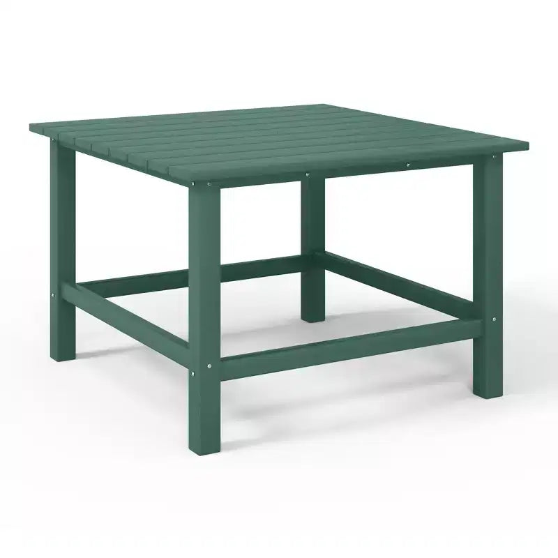 WestinTrends Malibu Arredo per Esterni per Bambini, Tavolo da Pranzo Quadrato da 76 cm in HDPE