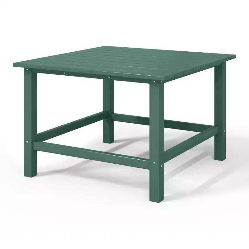 WestinTrends Malibu Arredo per Esterni per Bambini, Tavolo da Pranzo Quadrato da 76 cm in HDPE