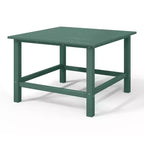WestinTrends Malibu Arredo per Esterni per Bambini, Tavolo da Pranzo Quadrato da 76 cm in HDPE