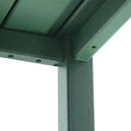 WestinTrends Malibu Arredo per Esterni per Bambini, Tavolo da Pranzo Quadrato da 76 cm in HDPE