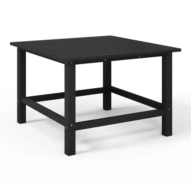 WestinTrends Malibu Arredo per Esterni per Bambini, Tavolo da Pranzo Quadrato da 76 cm in HDPE