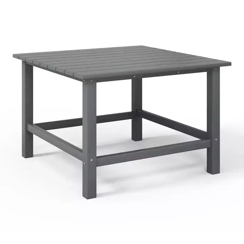 WestinTrends Malibu Arredo per Esterni per Bambini, Tavolo da Pranzo Quadrato da 76 cm in HDPE