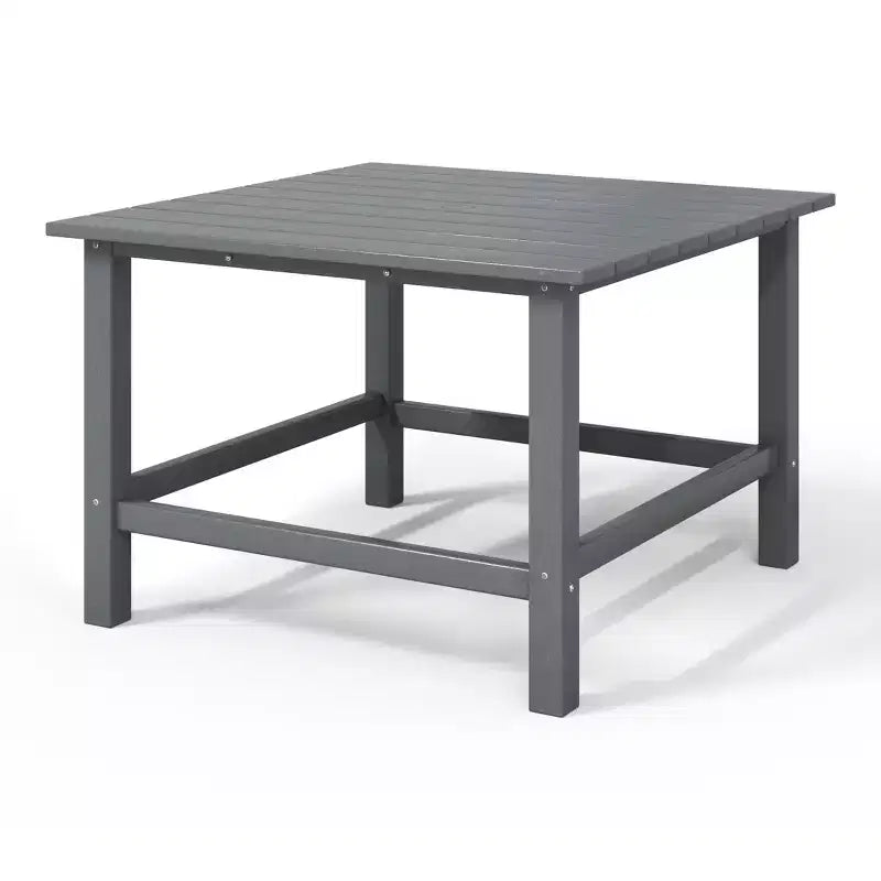 WestinTrends Malibu Arredo per Esterni per Bambini, Tavolo da Pranzo Quadrato da 76 cm in HDPE