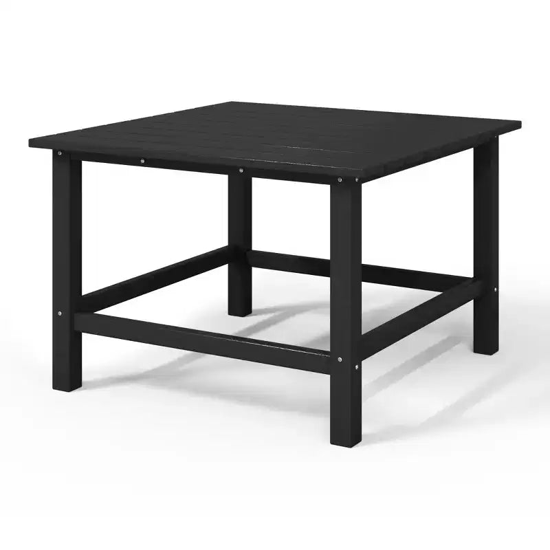 WestinTrends Malibu Arredo per Esterni per Bambini, Tavolo da Pranzo Quadrato da 76 cm in HDPE