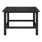 WestinTrends Malibu Kids Outdoor Patio Furniture HDPE 30 Wide Square Dining Table