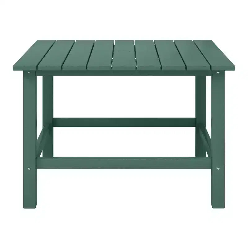 WestinTrends Malibu Arredo per Esterni per Bambini, Tavolo da Pranzo Quadrato da 76 cm in HDPE