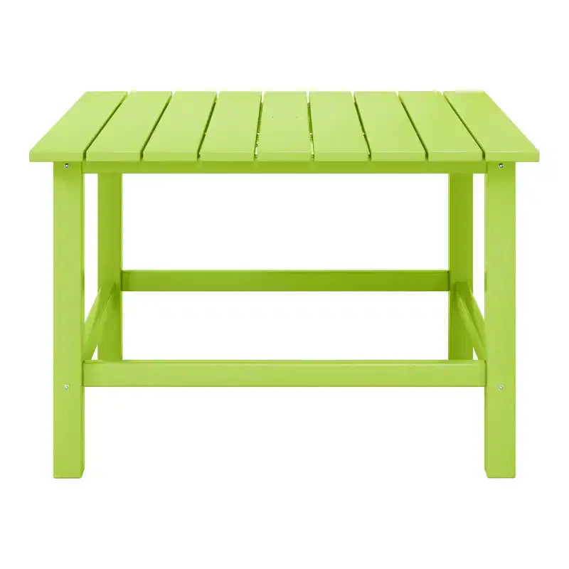 WestinTrends Malibu Arredo per Esterni per Bambini, Tavolo da Pranzo Quadrato da 76 cm in HDPE