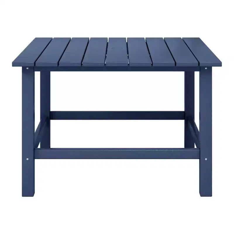 WestinTrends Malibu Arredo per Esterni per Bambini, Tavolo da Pranzo Quadrato da 76 cm in HDPE
