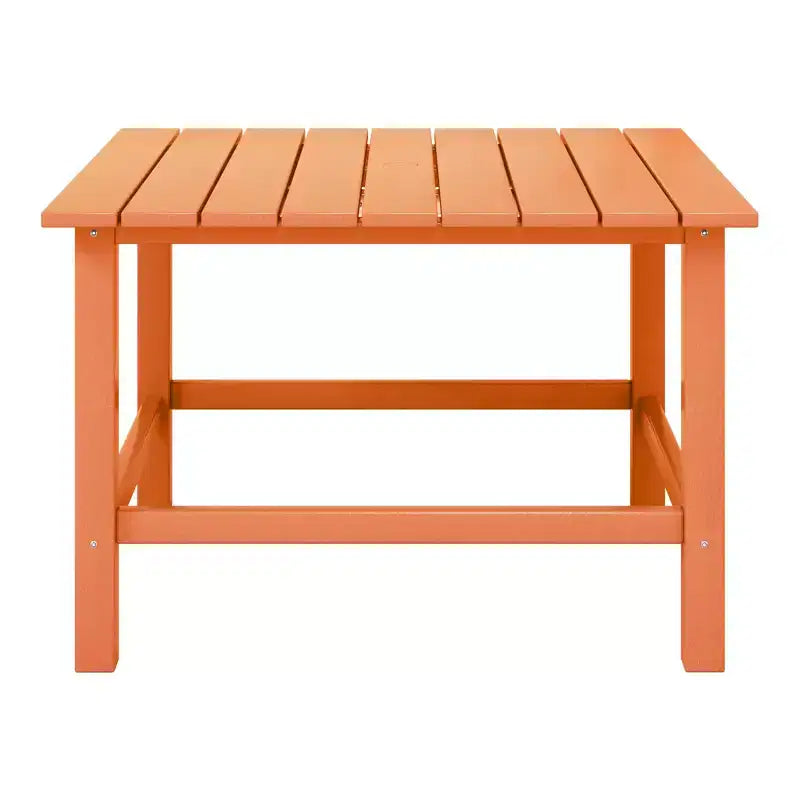 WestinTrends Malibu Arredo per Esterni per Bambini, Tavolo da Pranzo Quadrato da 76 cm in HDPE