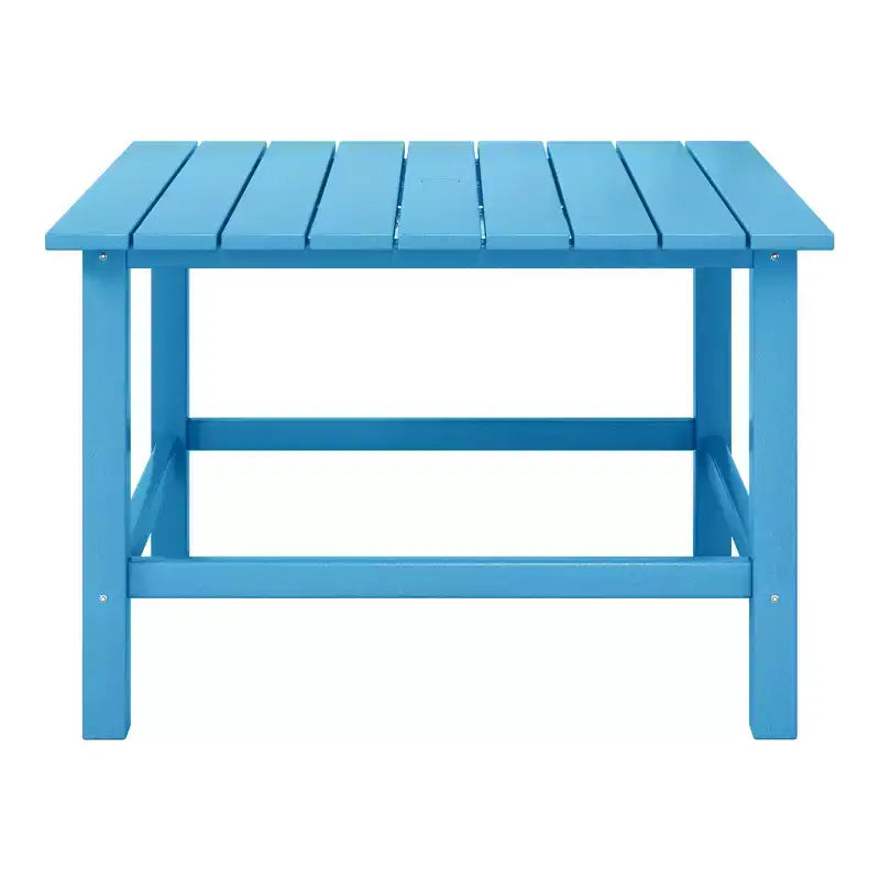 WestinTrends Malibu Arredo per Esterni per Bambini, Tavolo da Pranzo Quadrato da 76 cm in HDPE