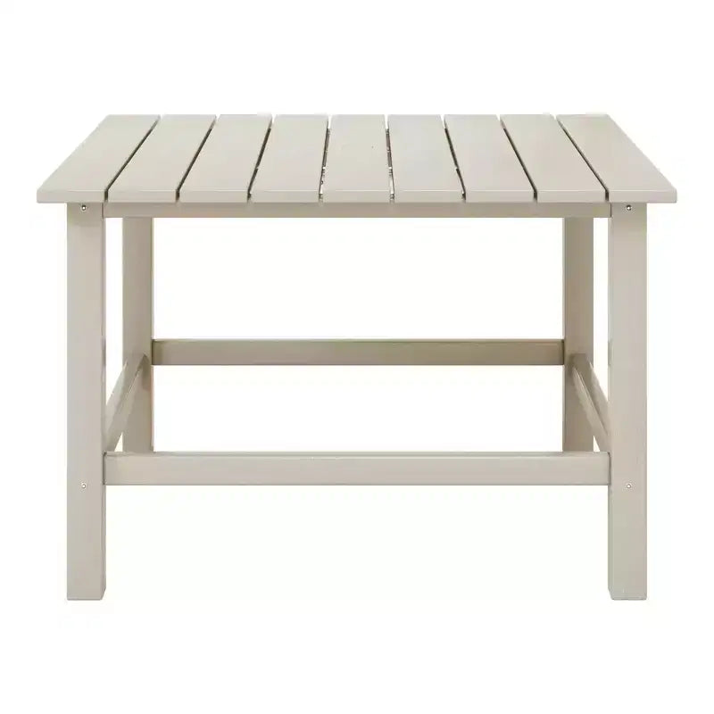 WestinTrends Malibu Arredo per Esterni per Bambini, Tavolo da Pranzo Quadrato da 76 cm in HDPE