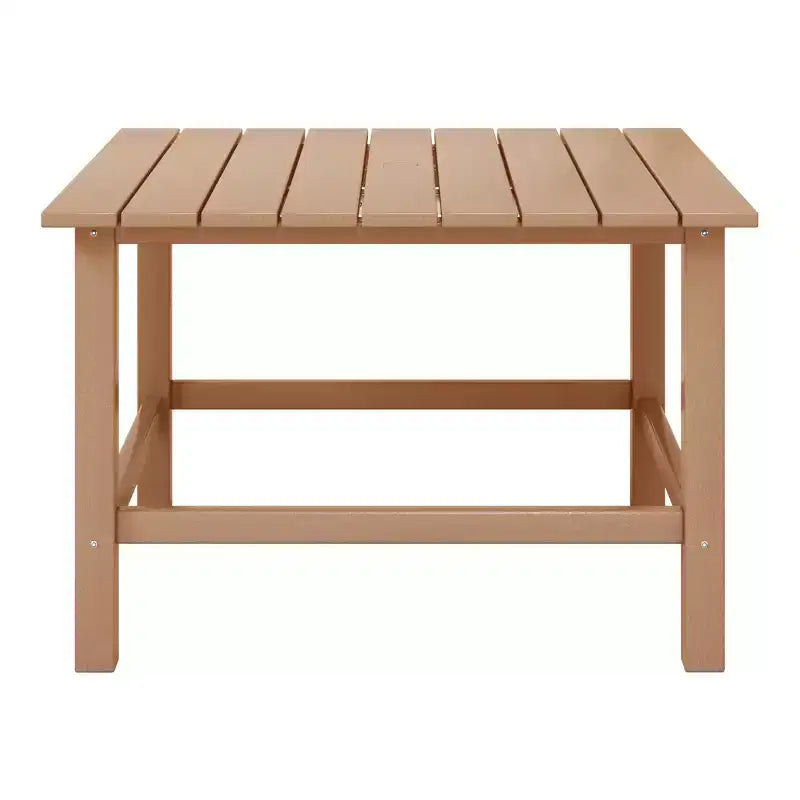 WestinTrends Malibu Arredo per Esterni per Bambini, Tavolo da Pranzo Quadrato da 76 cm in HDPE
