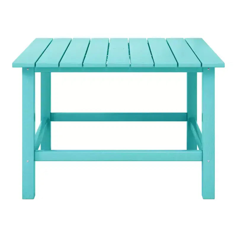 WestinTrends Malibu Arredo per Esterni per Bambini, Tavolo da Pranzo Quadrato da 76 cm in HDPE