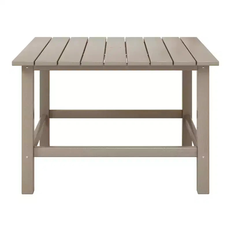 WestinTrends Malibu Arredo per Esterni per Bambini, Tavolo da Pranzo Quadrato da 76 cm in HDPE