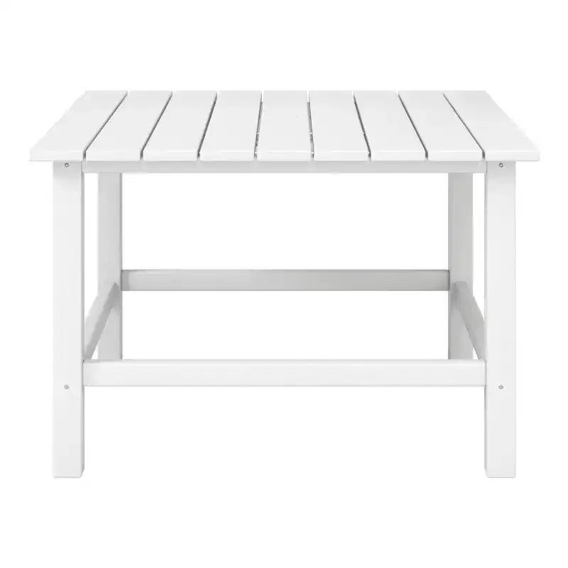 WestinTrends Malibu Arredo per Esterni per Bambini, Tavolo da Pranzo Quadrato da 76 cm in HDPE