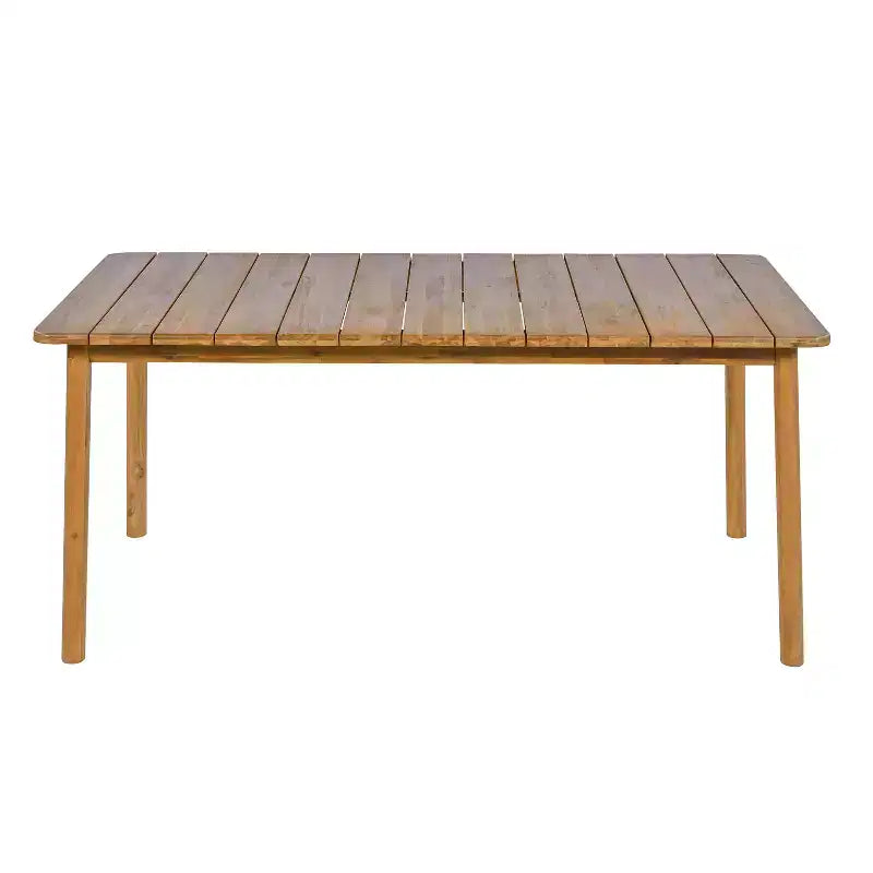 Christopher Knight Home Corey Set da pranzo da esterno rustico a 7 pezzi in rattan, metallo e legno di acacia