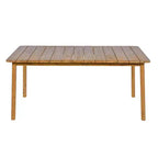 Christopher Knight Home Corey Set da pranzo da esterno rustico a 7 pezzi in rattan, metallo e legno di acacia