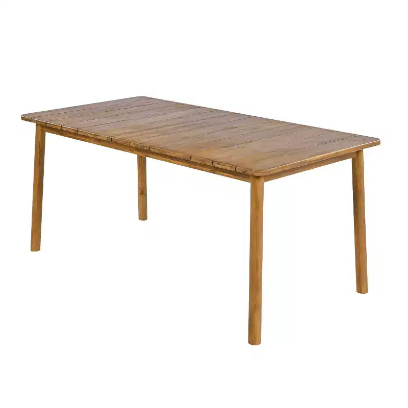 Christopher Knight Home Corey Set da pranzo da esterno rustico a 7 pezzi in rattan, metallo e legno di acacia