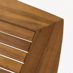 Set da pranzo da 7 pezzi Christopher Knight Home Sawtelle per esterni in vimini e legno di acacia