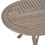 Set da pranzo Christopher Knight Home Mason da 7 pezzi in legno di acacia e vimini da esterno con cuscini
