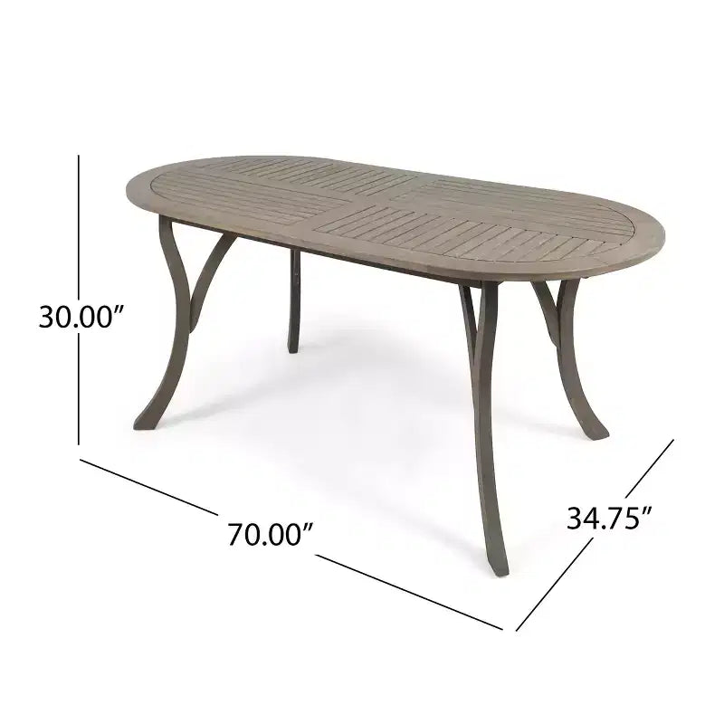 Set da pranzo Christopher Knight Home Mason da 7 pezzi in legno di acacia e vimini da esterno con cuscini