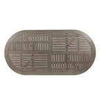 Set da pranzo Christopher Knight Home Mason da 7 pezzi in legno di acacia e vimini da esterno con cuscini