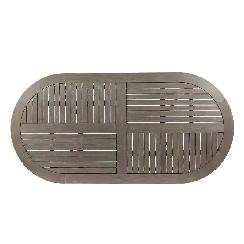 Set da pranzo Christopher Knight Home Mason da 7 pezzi in legno di acacia e vimini da esterno con cuscini