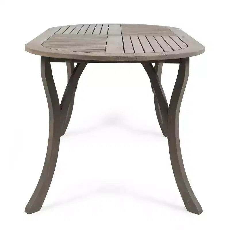 Set da pranzo Christopher Knight Home Mason da 7 pezzi in legno di acacia e vimini da esterno con cuscini