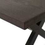 Christopher Knight Home Rolando Tavolo da Pranzo da Esterno 70,5 in Alluminio con Base a Slitta Incrociata