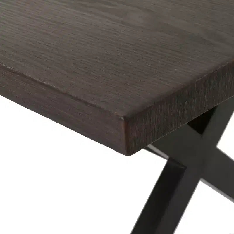 Christopher Knight Home Rolando Tavolo da Pranzo da Esterno 70,5 in Alluminio con Base a Slitta Incrociata