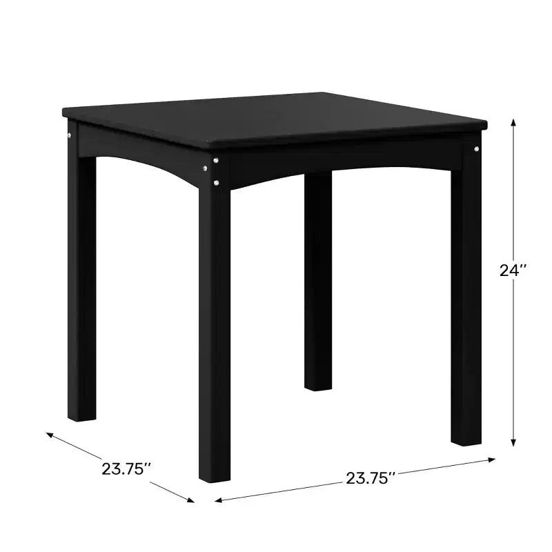 WestinTrends Treehouse Tavolo Quadrato per Bambini in Plastica HDPE da 24"
