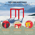 WestinTrends Treehouse Tavolo Quadrato per Bambini in Plastica HDPE da 24"