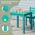 WestinTrends Treehouse Tavolo Quadrato per Bambini in Plastica HDPE da 24"