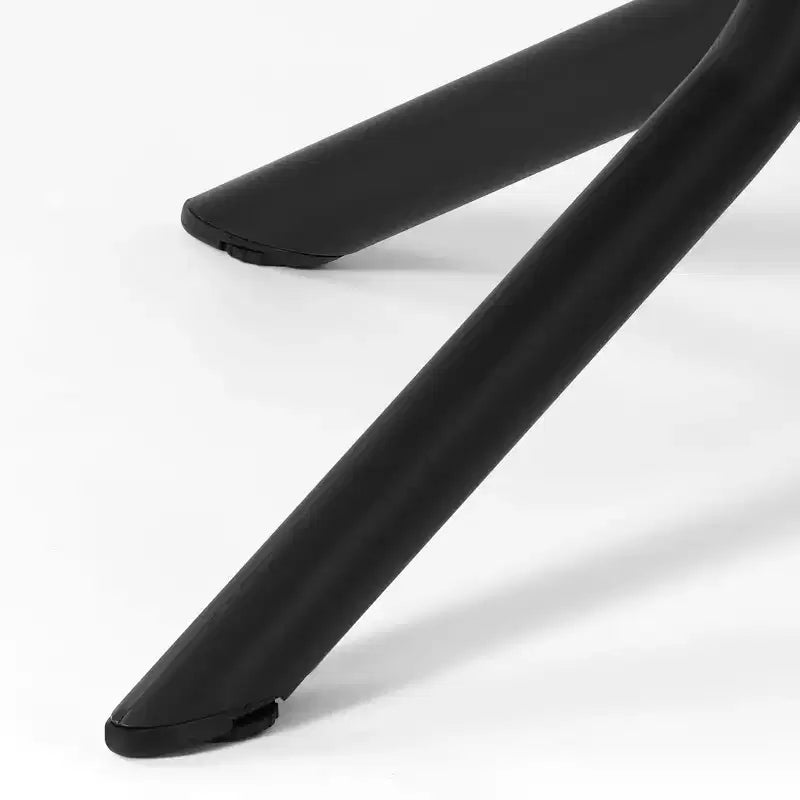 WestinTrends Playa Moderno Set da Pranzo da Esterno in Resina a 5 Pezzi con Tavolo e Sedie Impilabili, Nero