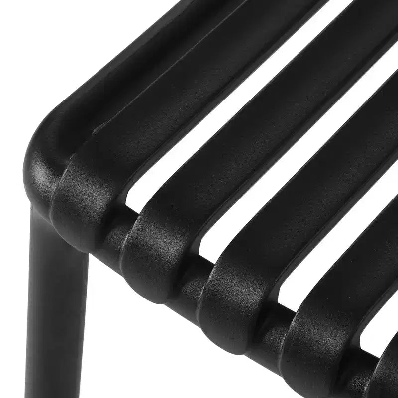 Set da 7 pezzi da pranzo per patio esterno WestinTrends Playa con sedie da patio impilabili
