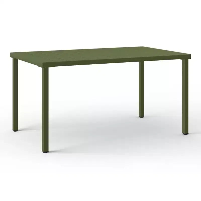 Set da 7 pezzi da pranzo per patio esterno WestinTrends Playa con sedie da patio impilabili
