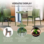 Set da 7 pezzi da pranzo per patio esterno WestinTrends Playa con sedie da patio impilabili