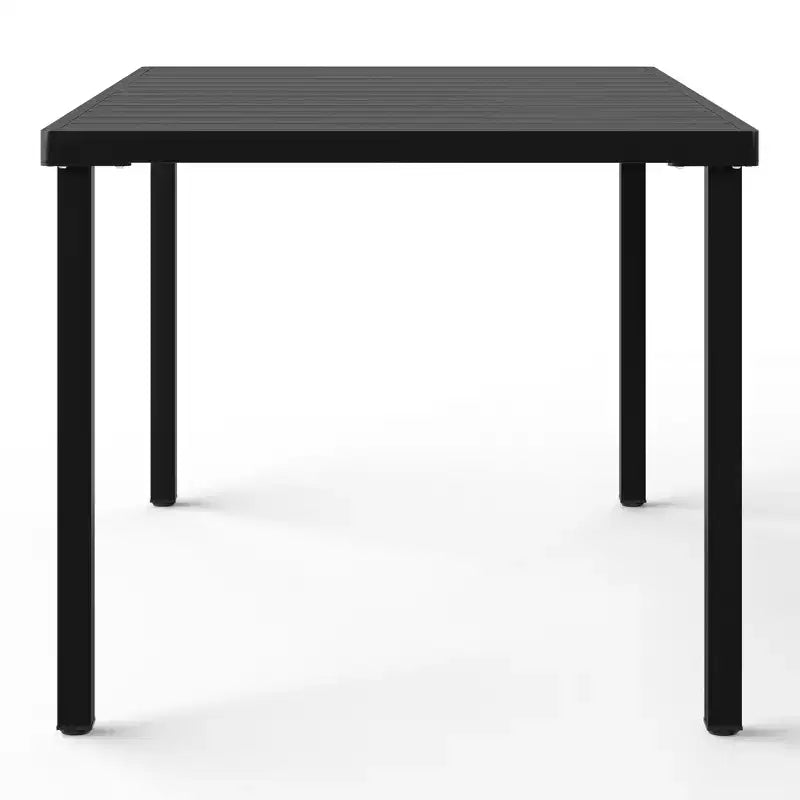 Set da 7 pezzi da pranzo per patio esterno WestinTrends Playa con sedie da patio impilabili