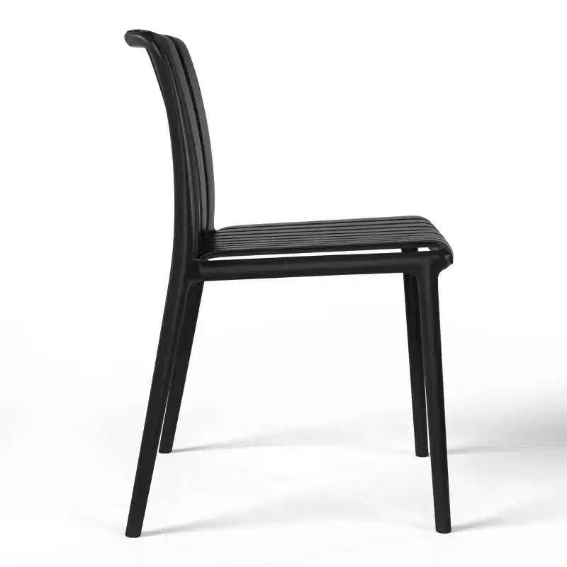 Set da 7 pezzi da pranzo per patio esterno WestinTrends Playa con sedie da patio impilabili