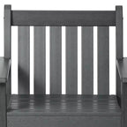 WestinTrends Malibu Set da Pranzo da Esterno 5 Pezzi con Tavolo Rotondo e Sedie in HDPE