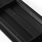 Set da pranzo rettangolare da esterno WestinTrends Ashore a 6 pezzi in HDPE con panca