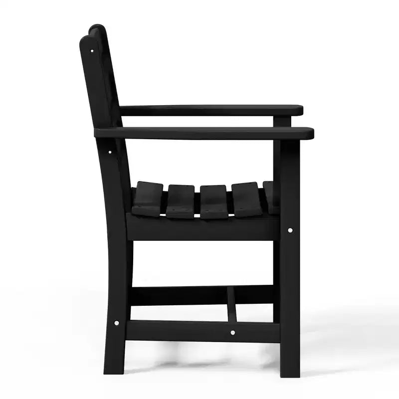 WestinTrends Ashore Set da pranzo quadrato da esterno 5 pezzi in HDPE con poltrone