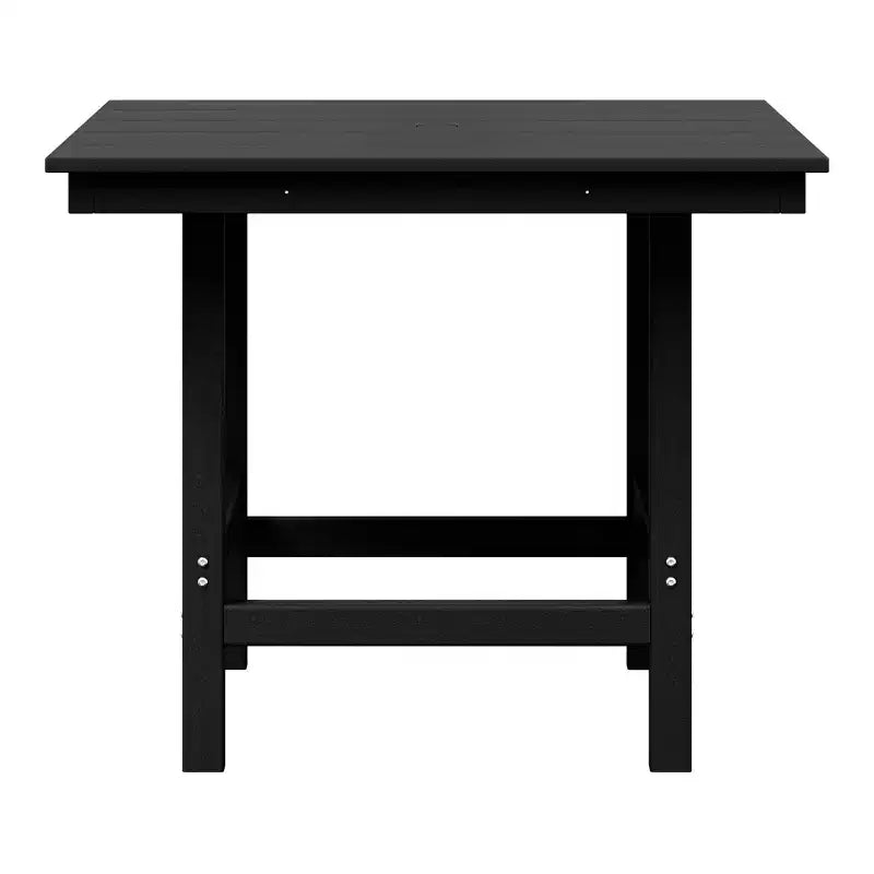 WestinTrends Ashore Set da pranzo quadrato da esterno 5 pezzi in HDPE con poltrone