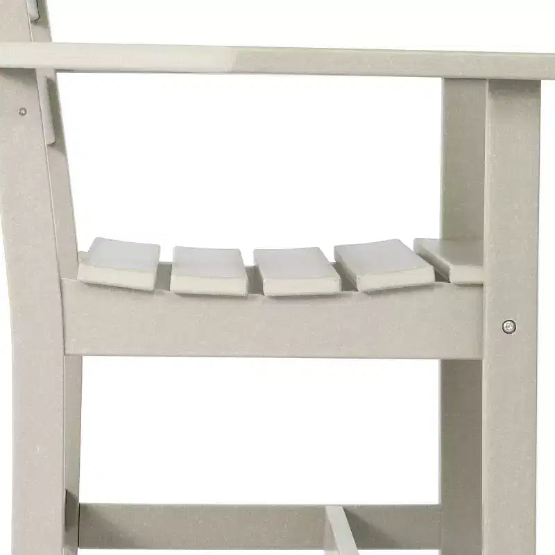 WestinTrends Ashore Set da pranzo quadrato da esterno 5 pezzi in HDPE con poltrone