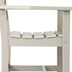 WestinTrends Ashore Set da pranzo quadrato da esterno 5 pezzi in HDPE con poltrone