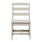 WestinTrends Ashore Set da pranzo quadrato da esterno 5 pezzi in HDPE con sedie laterali senza braccioli