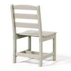 WestinTrends Ashore Set da pranzo quadrato da esterno 5 pezzi in HDPE con sedie laterali senza braccioli