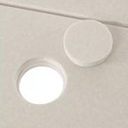 WestinTrends Ashore Set da pranzo quadrato da esterno 5 pezzi in HDPE con sedie laterali senza braccioli